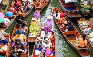 HALF DAY DAMNOEN SADUAK FLOATING MARKET TOUR 1