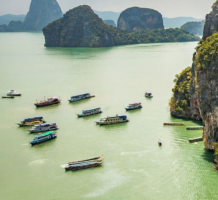 Phang Nga Signature by helicopter