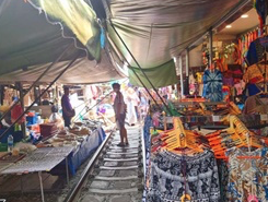 HALF DAY MAEKLONG RAILWAY MARKET AND DAMNOEN SADUAK FLOATING MARKET